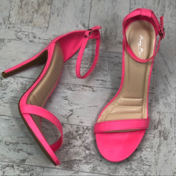 Neon Pink Heels - Picture 2 of 3